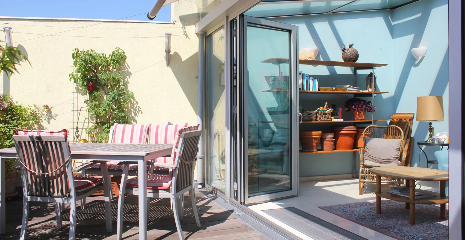 Dachterrasse (Westausrichtung)