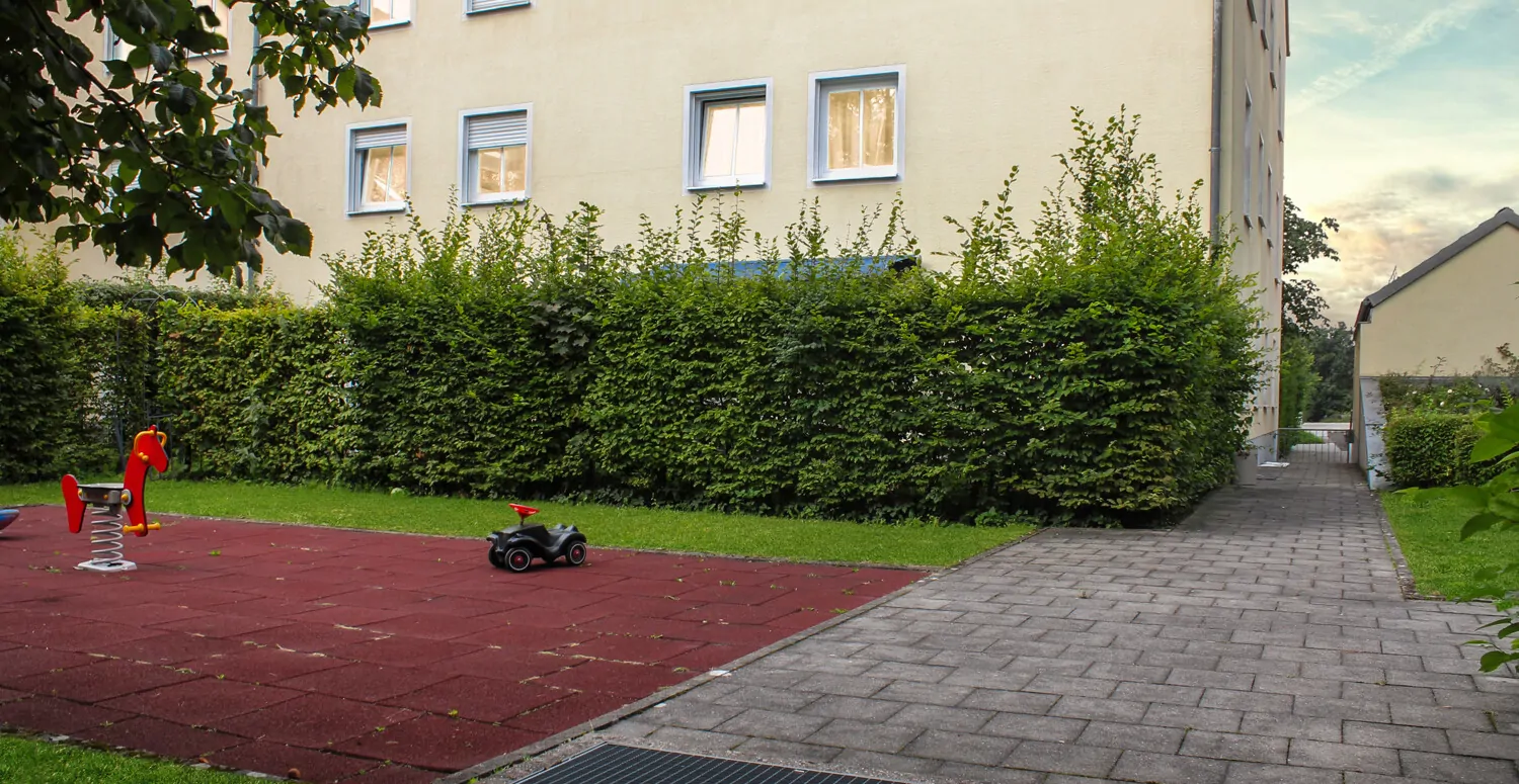 Spielplatz im Hinterhof