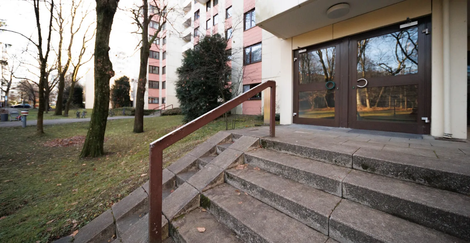 Eingang zum Treppenhaus