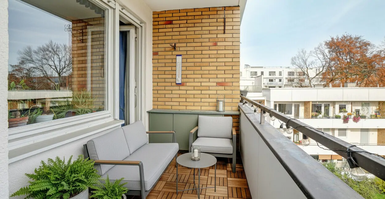 Balkon Möblierungsvorschlag