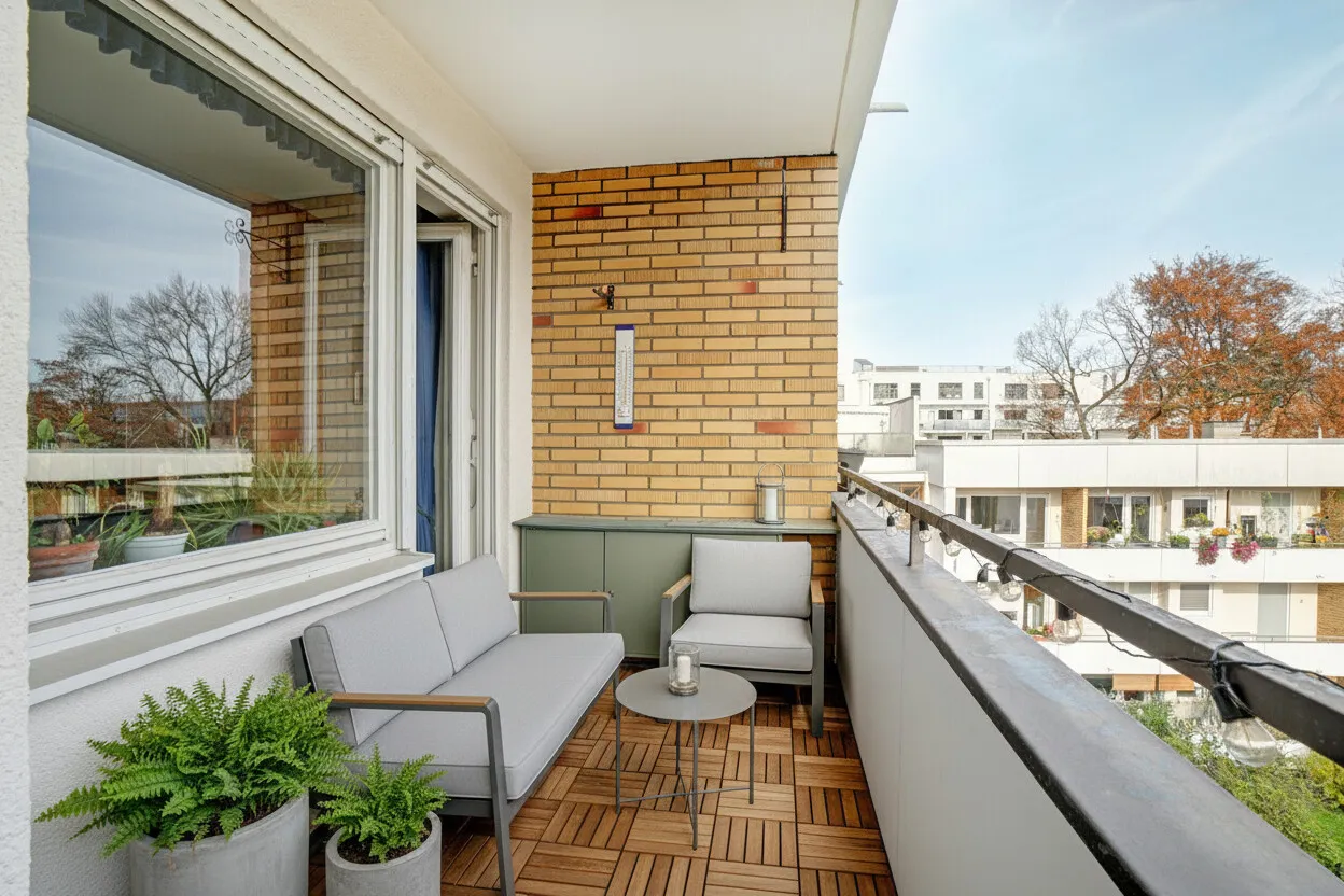 Balkon Möblierungsvorschlag