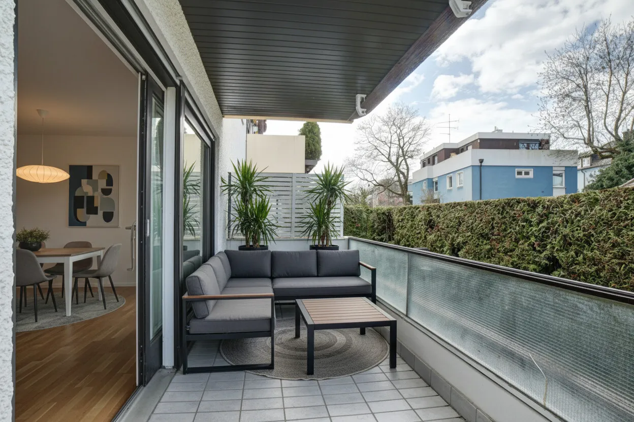 Terrasse Wohn-/Essbereich Einrichtungsvorschlag