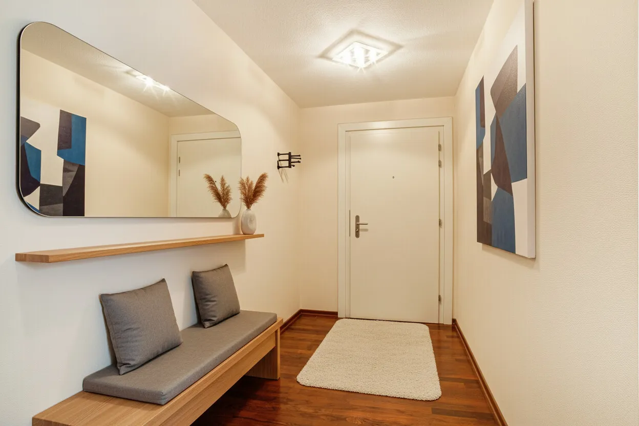 Einrichtungsvorschlag Wohnungseingang