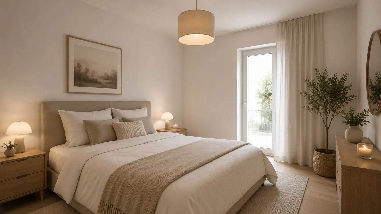 Schlafzimmer visualisiert