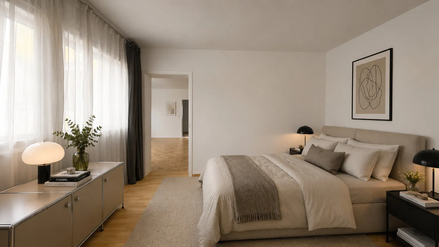 Schlafzimmer 2 (visualisiert)