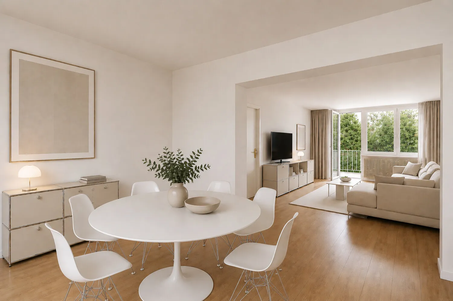 Wohn- und Esszimmer (visualisiert)