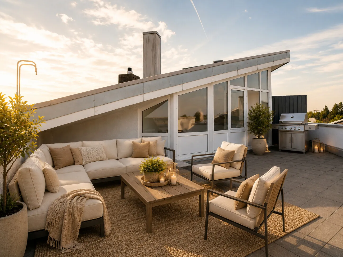 Einrichtungsvorschlag: Dachterrasse