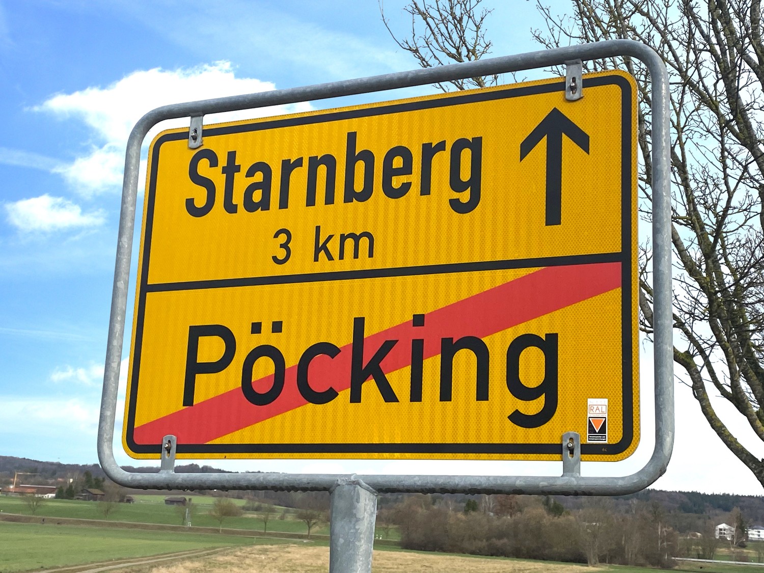 Starnberg 3 km entfernt