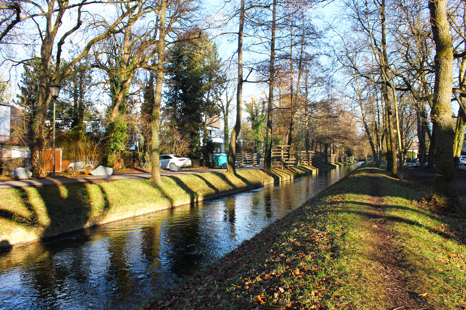 Würmkanal in direkter Nachbarschaft