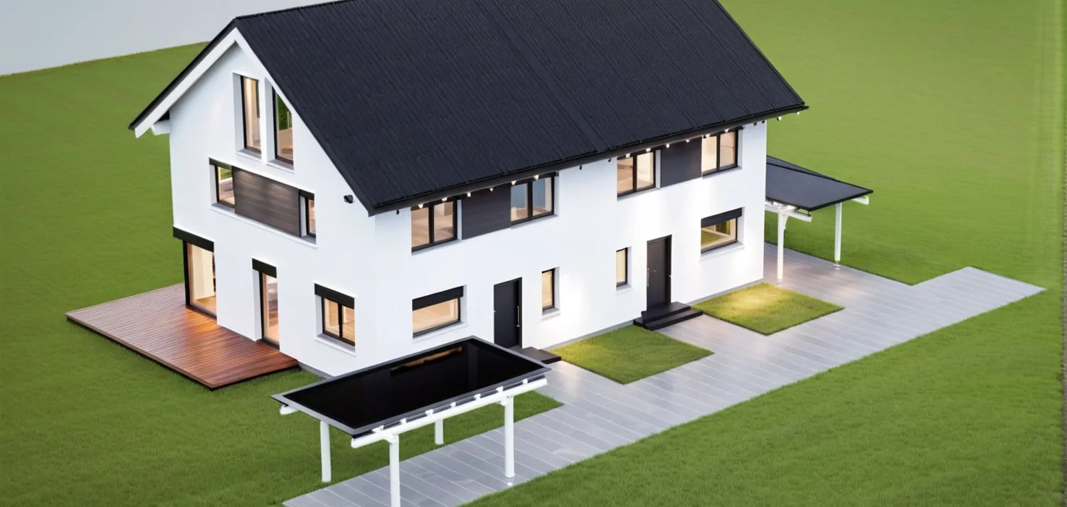 Hausvisualisierung EFH oder DHH