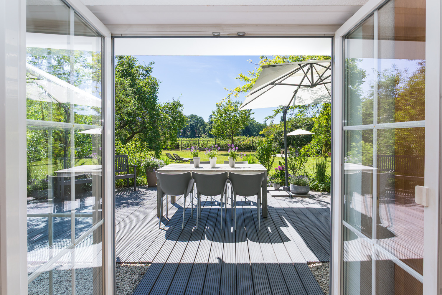 Herrliche Terrasse
