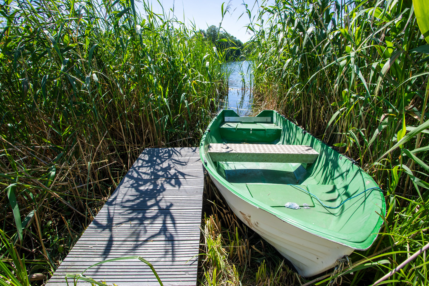 Anlegestelle fürs eigene Boot