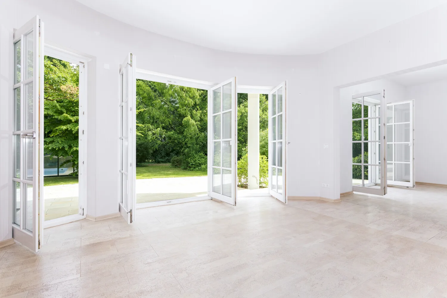 Schöne Fensterfronten