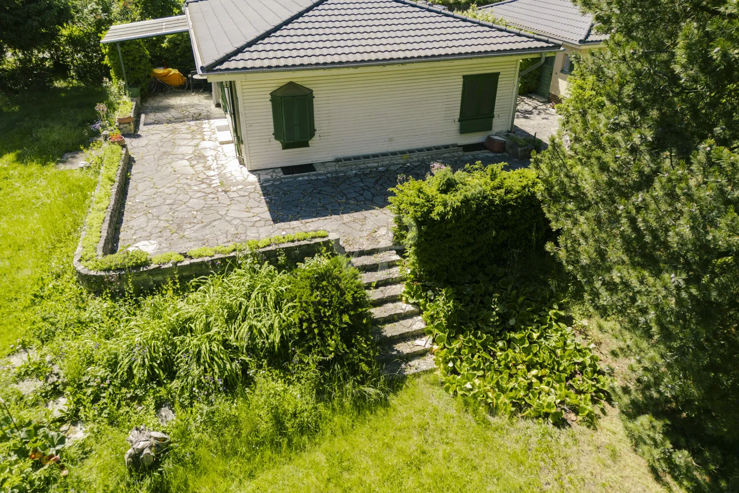 Blick auf das Haus