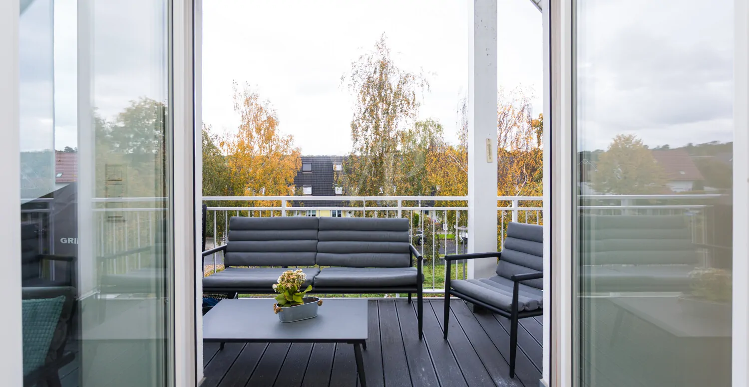 Blick aus dem Dachgeschoss