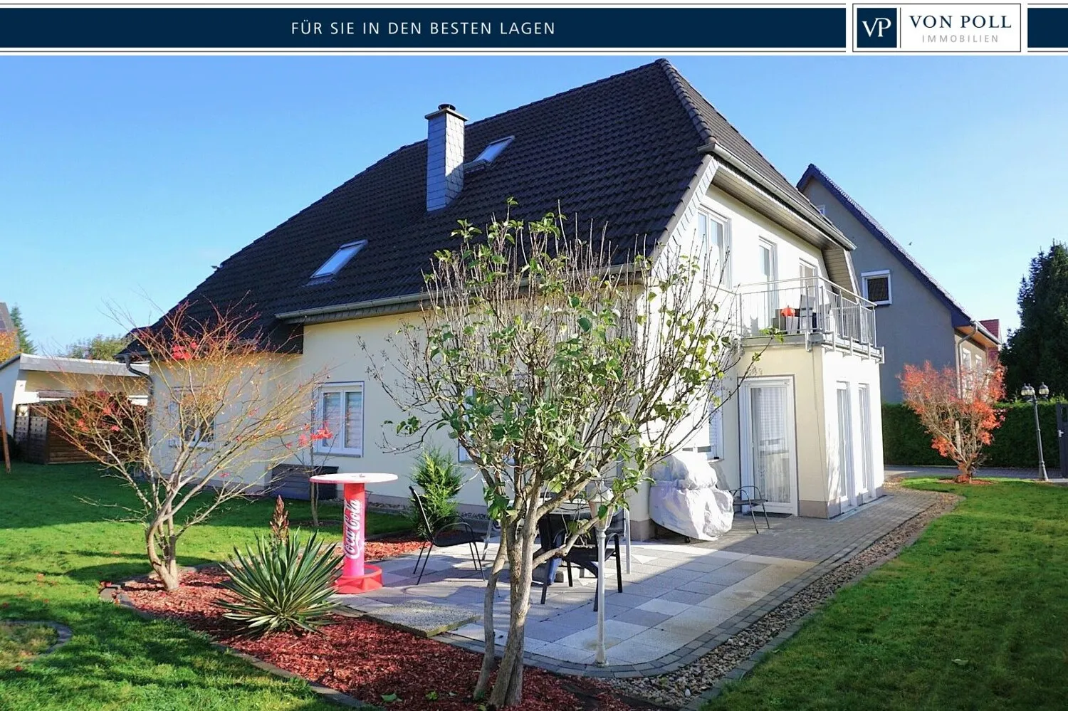 Haus mit Terrasse und Garten