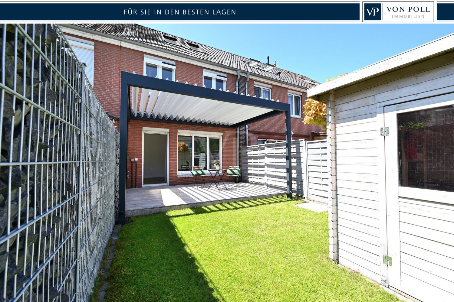 Gartenblick zur Terrasse