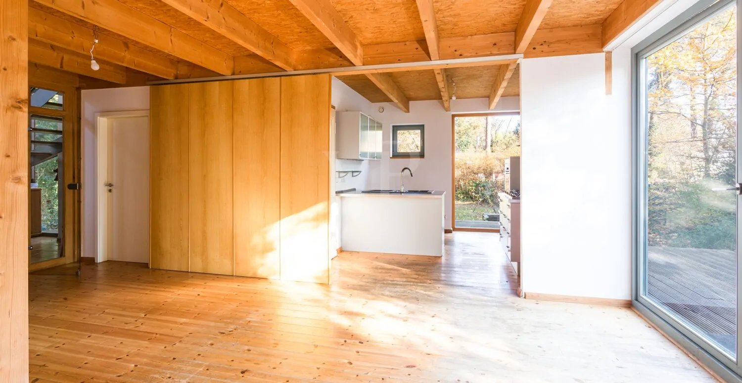 Wohn- Essbereich - Schiebtüren offen