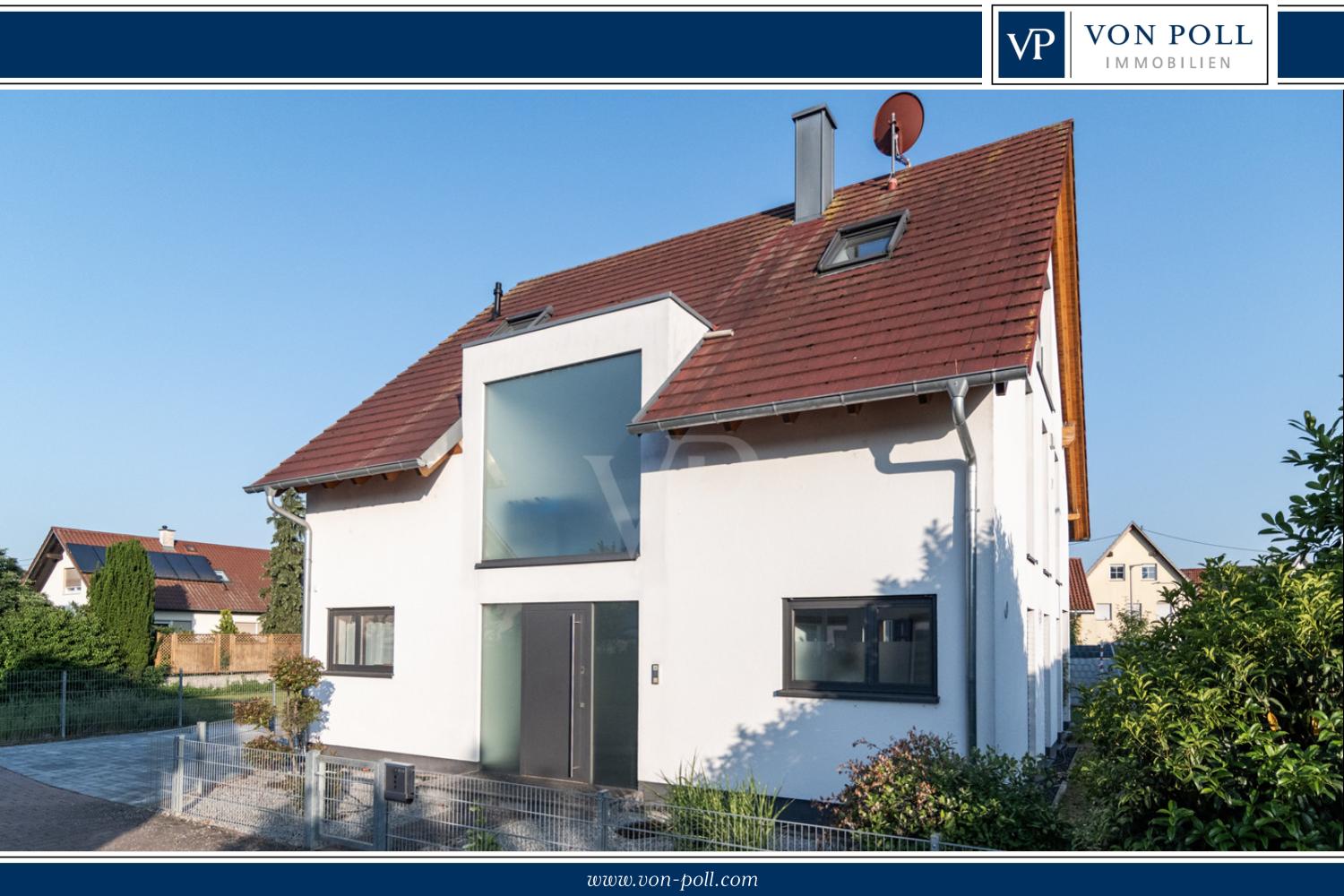 Vorderseite des Hauses