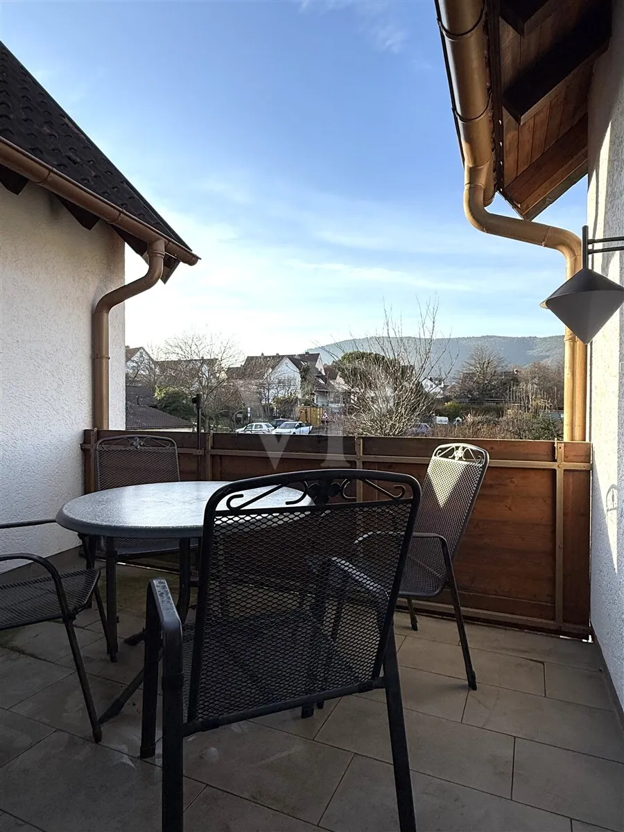 Loggia mit tollem Blick zur Haardt