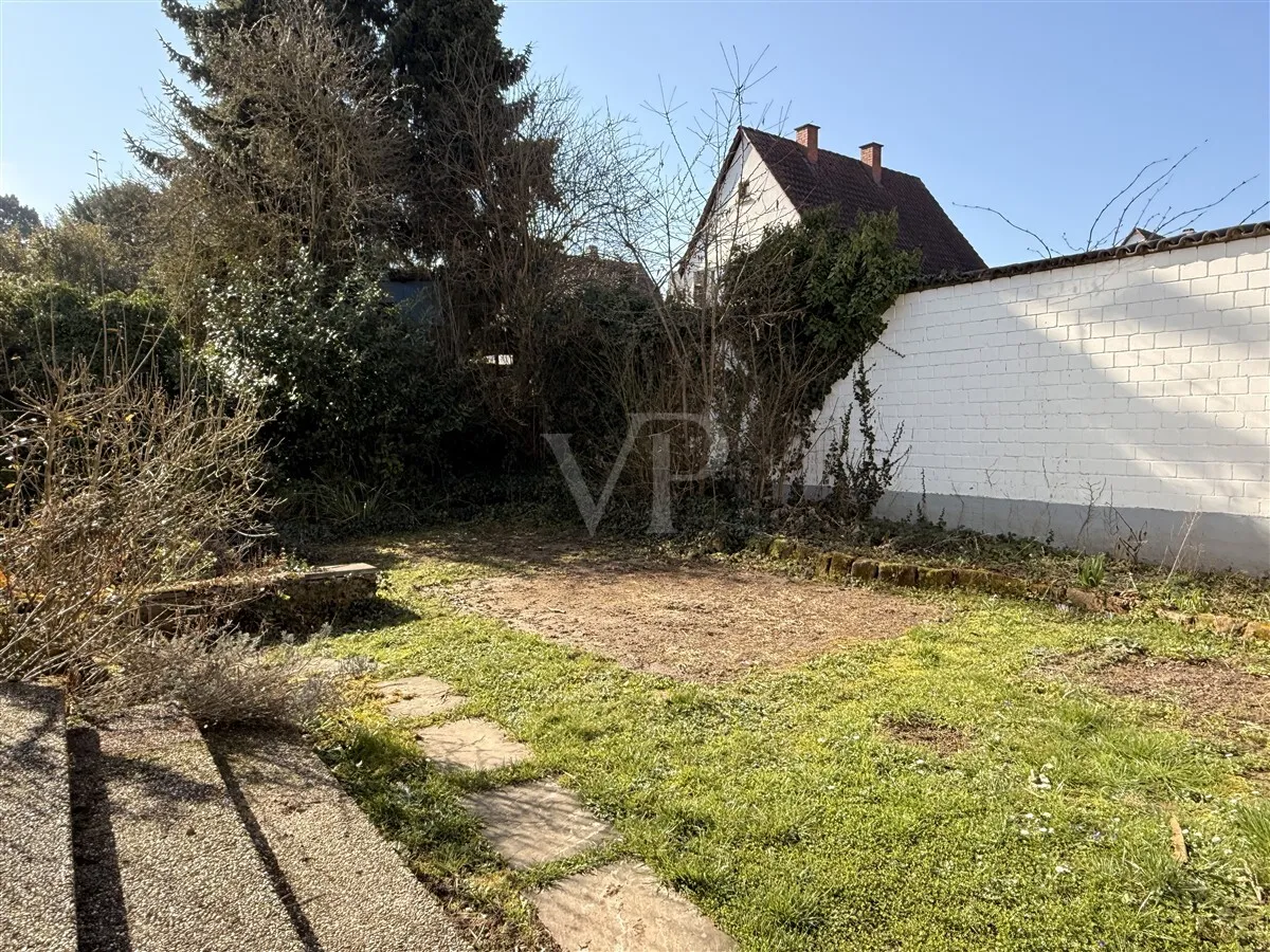 Garten in West-Ausrichtung
