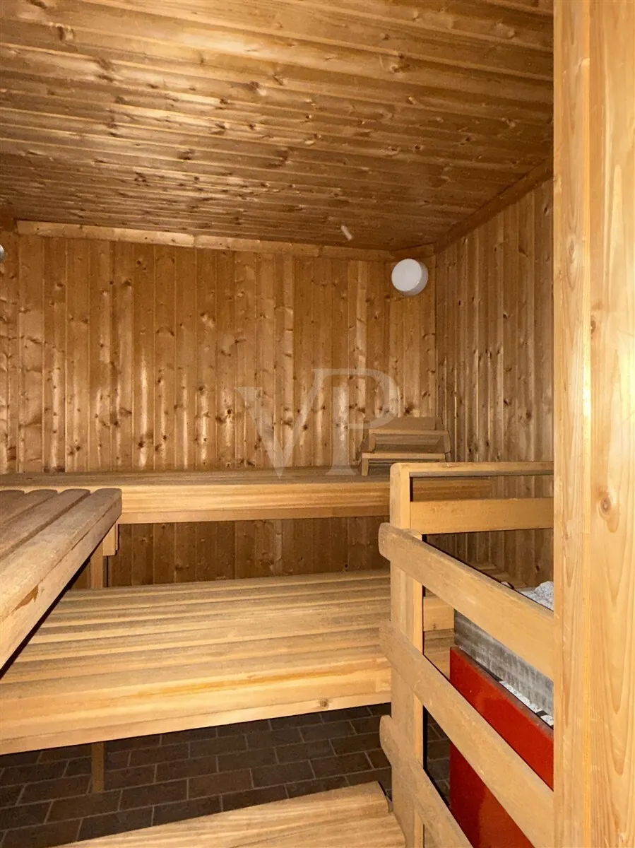 Sauna in der Schwimmhalle