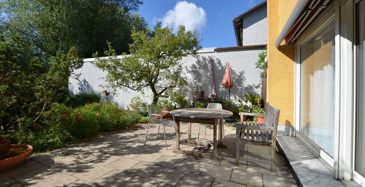 Terrasse in Süd-Ausrichtung