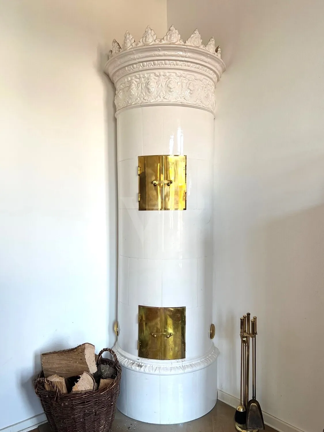 Schwedenofen im Wohnzimmer