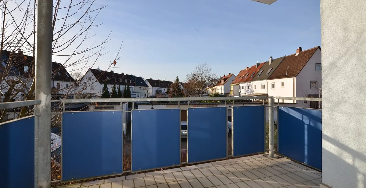 Balkon in West-Ausrichtung