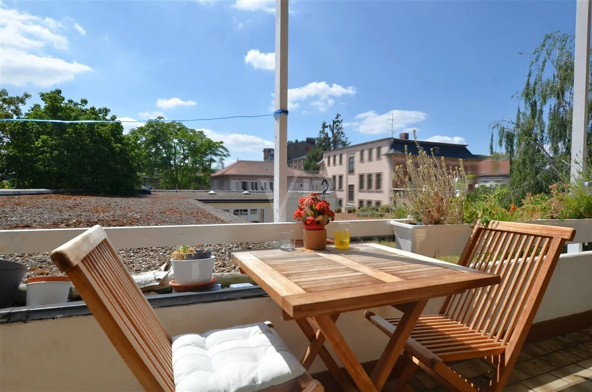 Balkon mit Blick