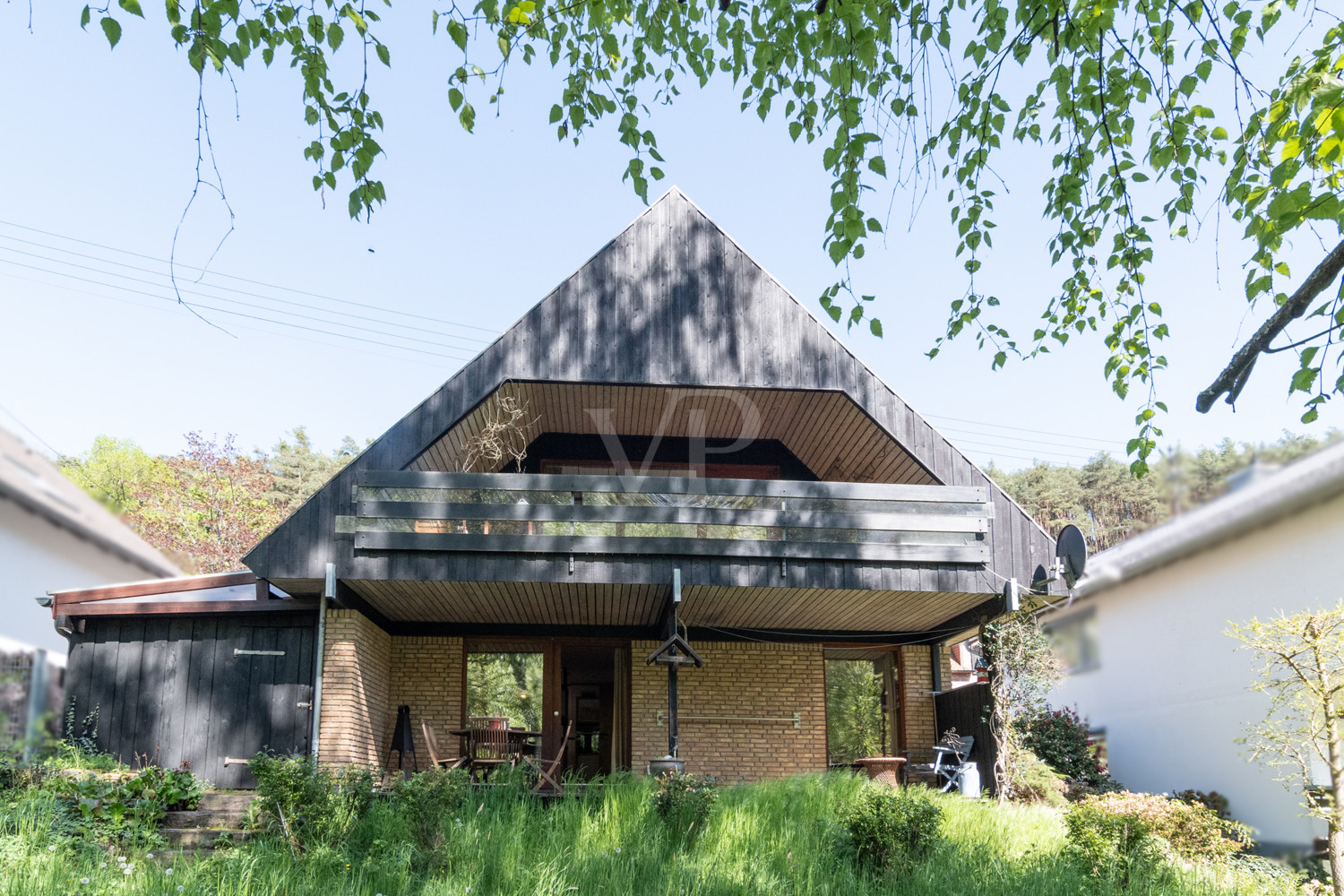 Westseite des Hauses