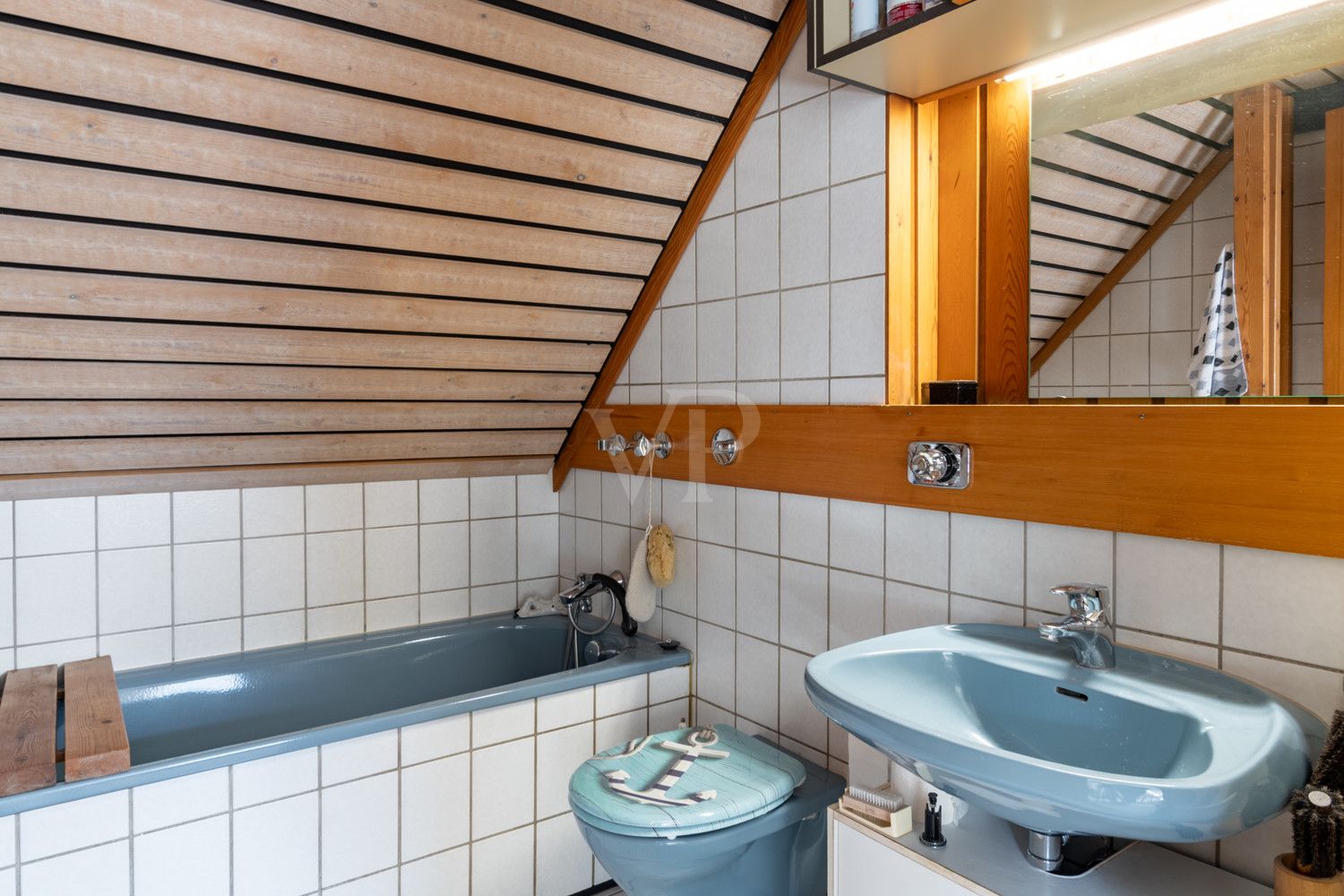 Tageslichtbad im Dachgeschoss