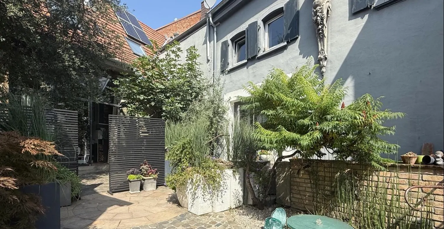 idyllischer Innenhof