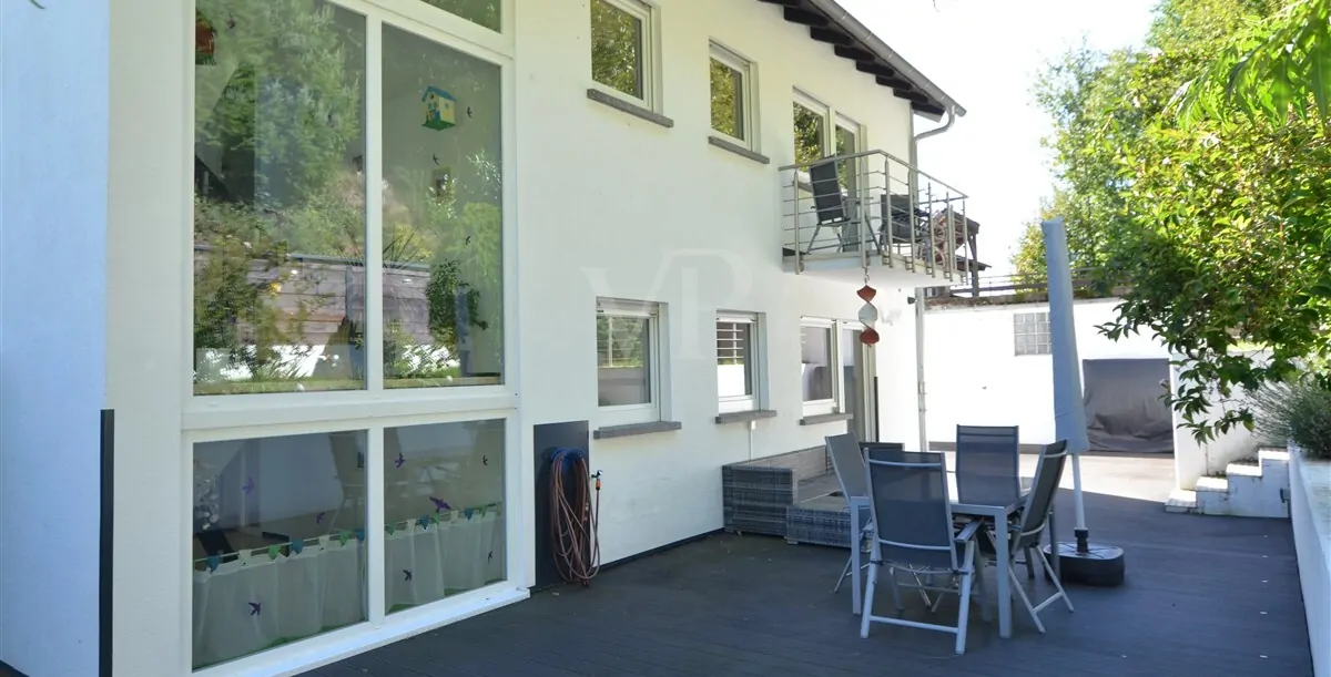 Terrasse in Nord-West-Ausrichtung