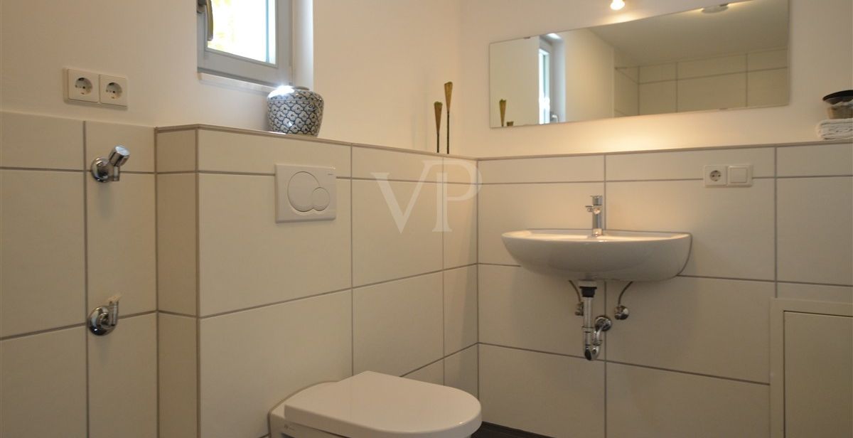 Badezimmer im Erdgeschoss