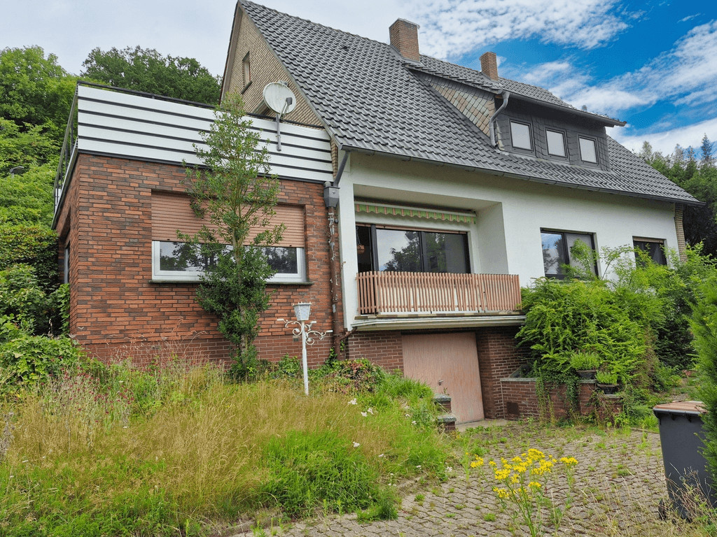 Blick aufs Haus