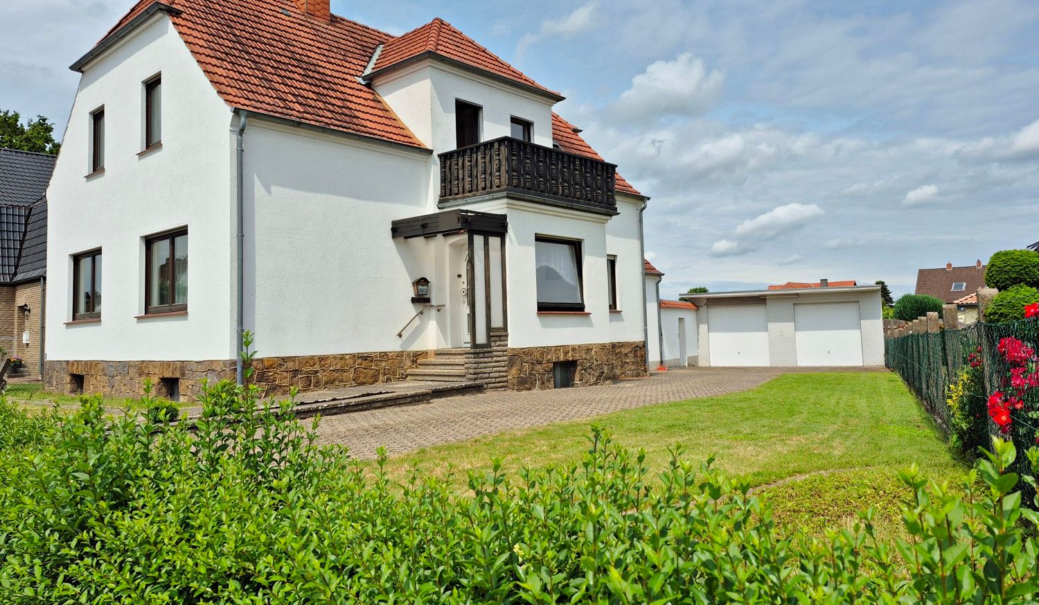 Blick aufs Haus