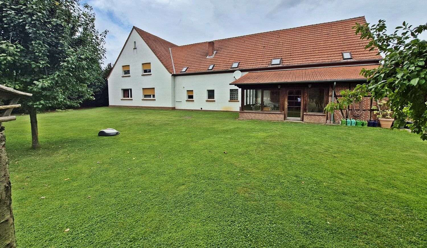 Gartenblick aufs Haus