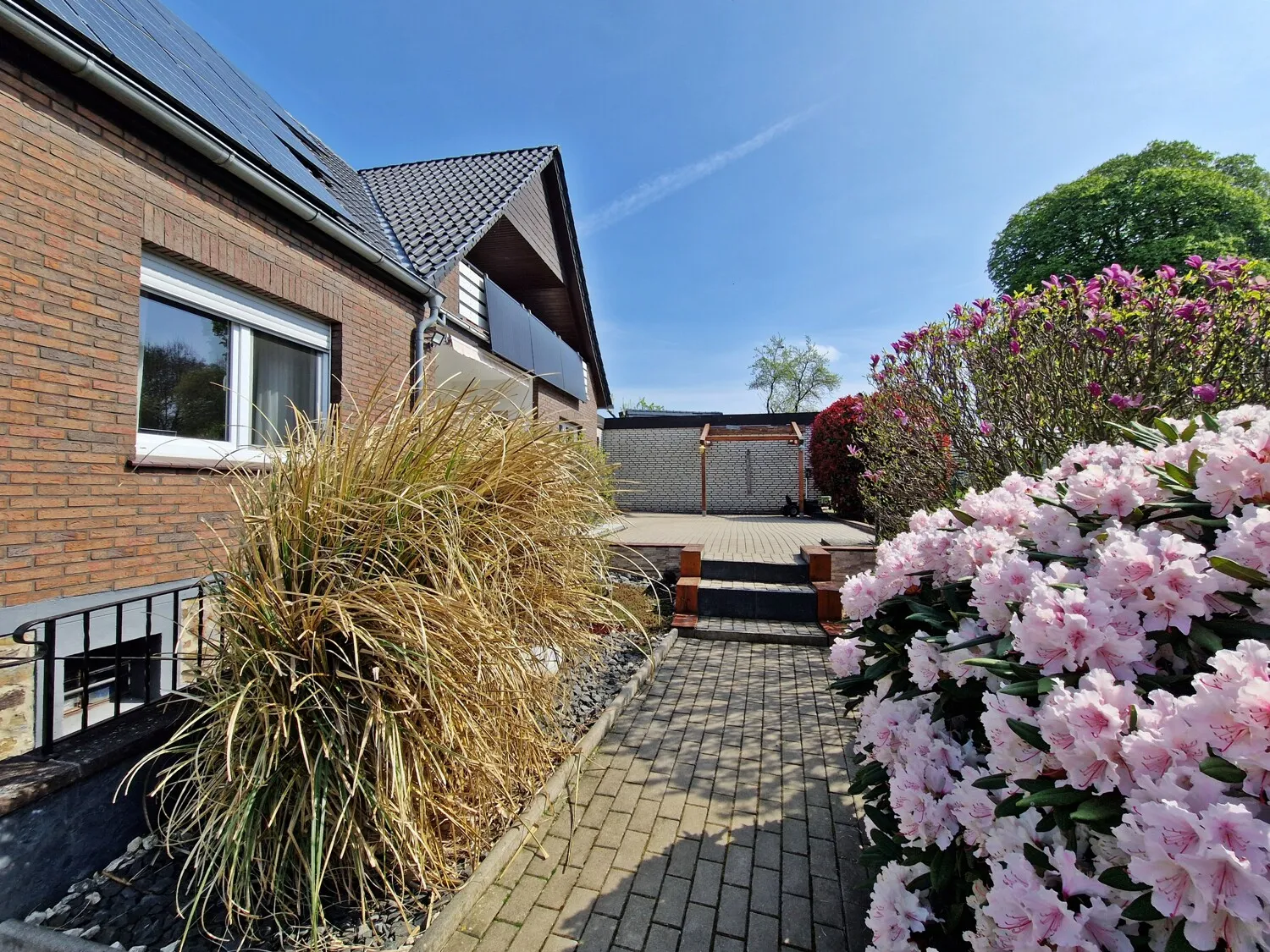 Weg zur Terrasse