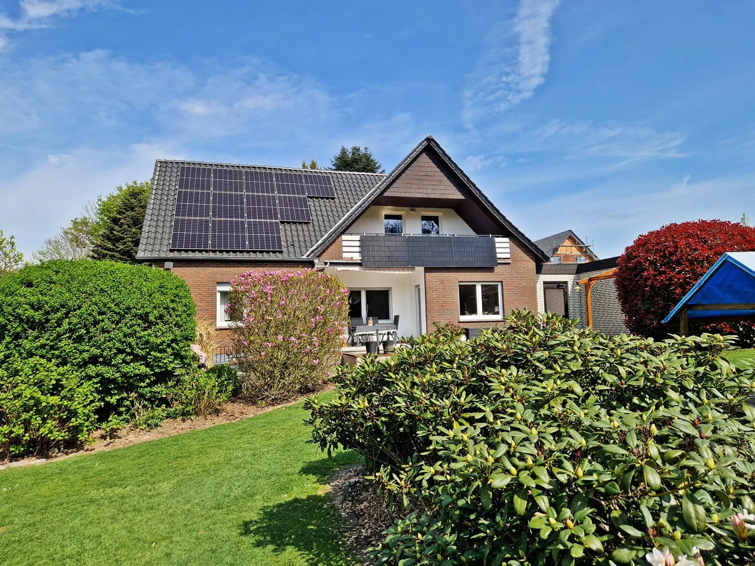 Gartenblick aufs Haus
