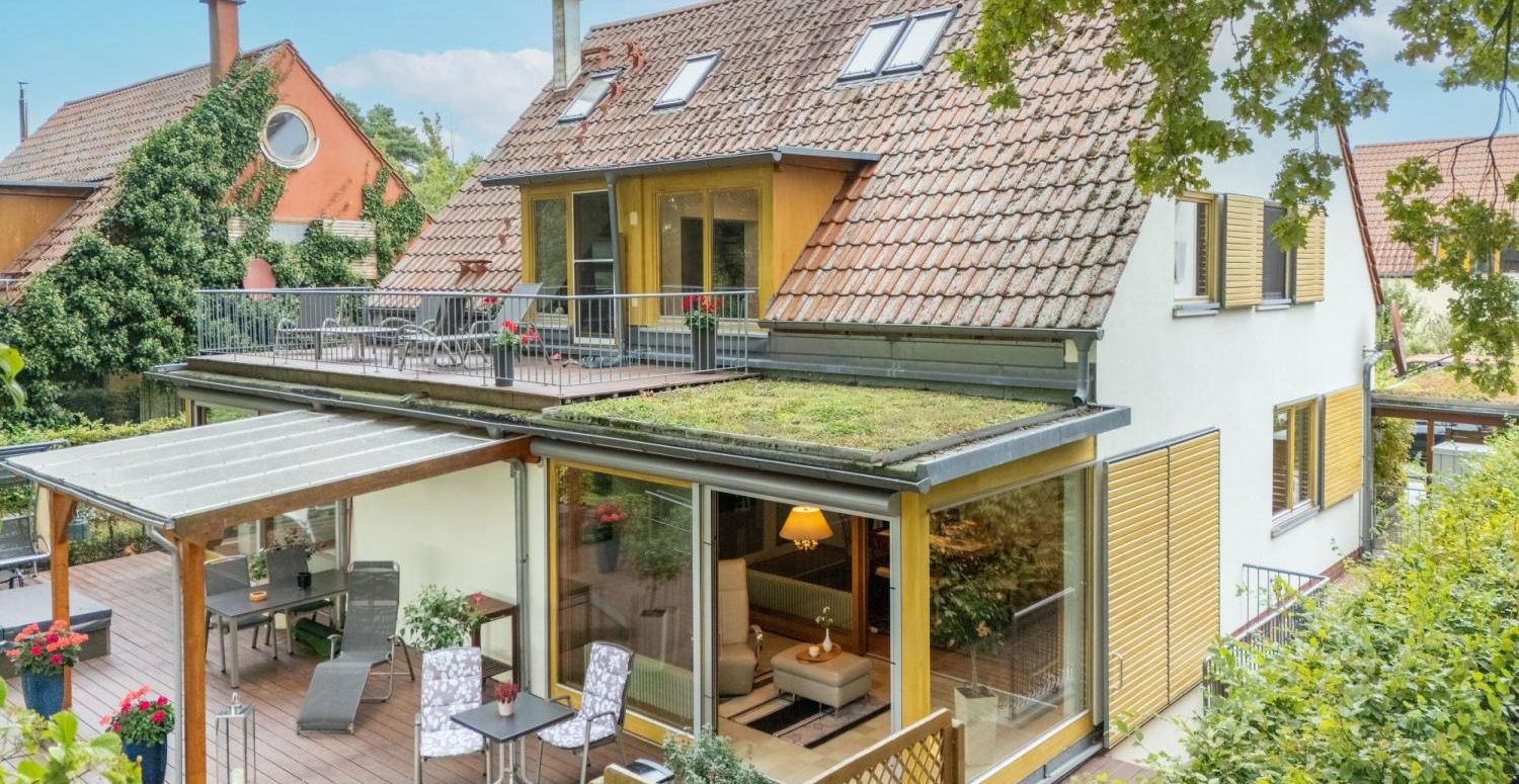 Haus mit Wintergarten
