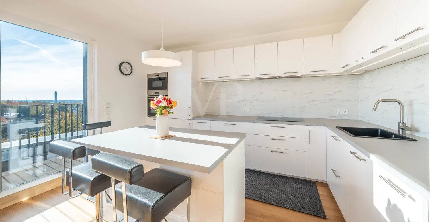 lichtdurchflutetes Küchenareal