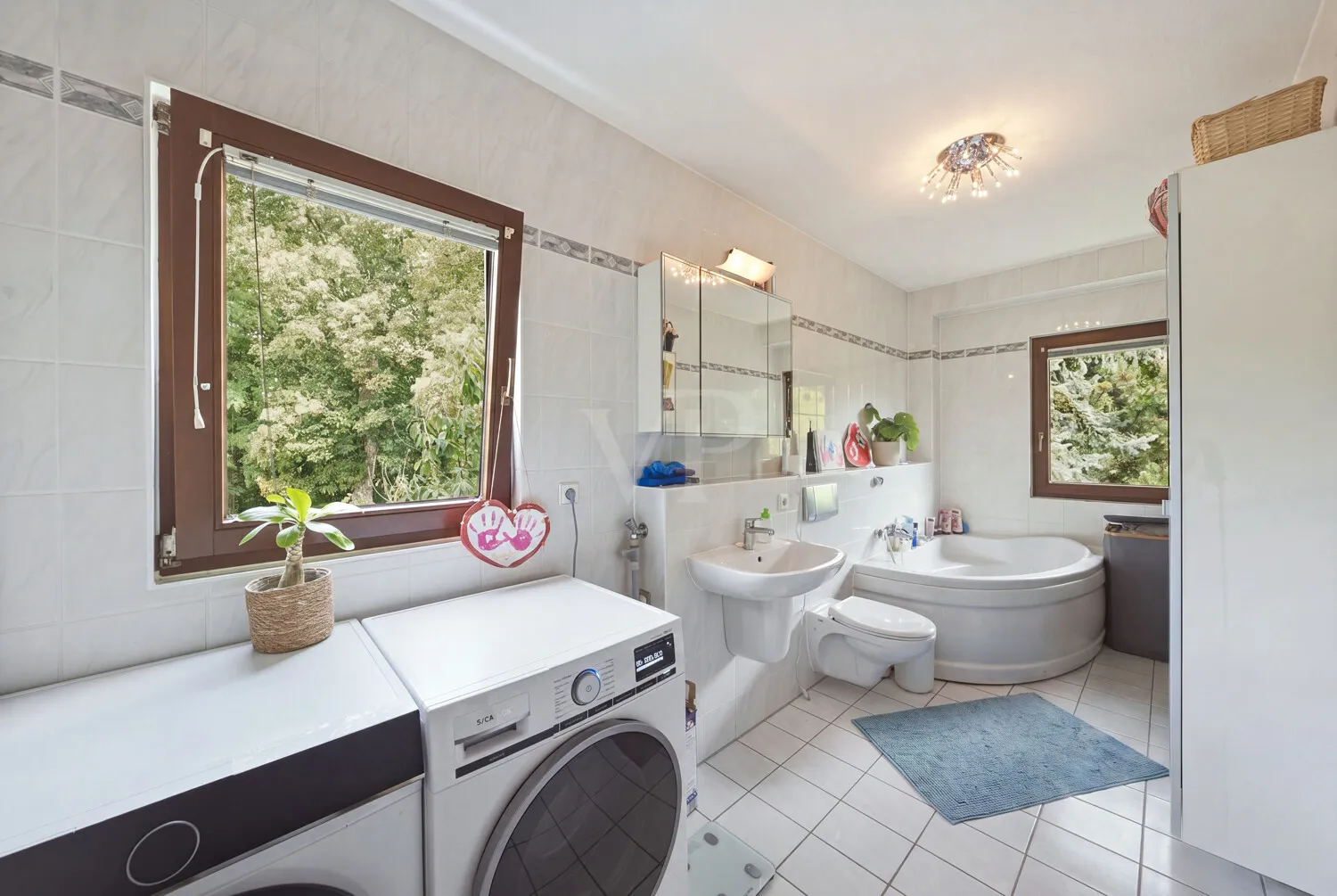 komfortables Badezimmer