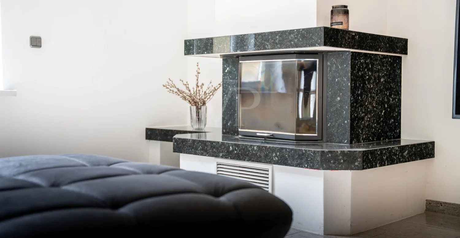 gemütlicher Kaminplatz