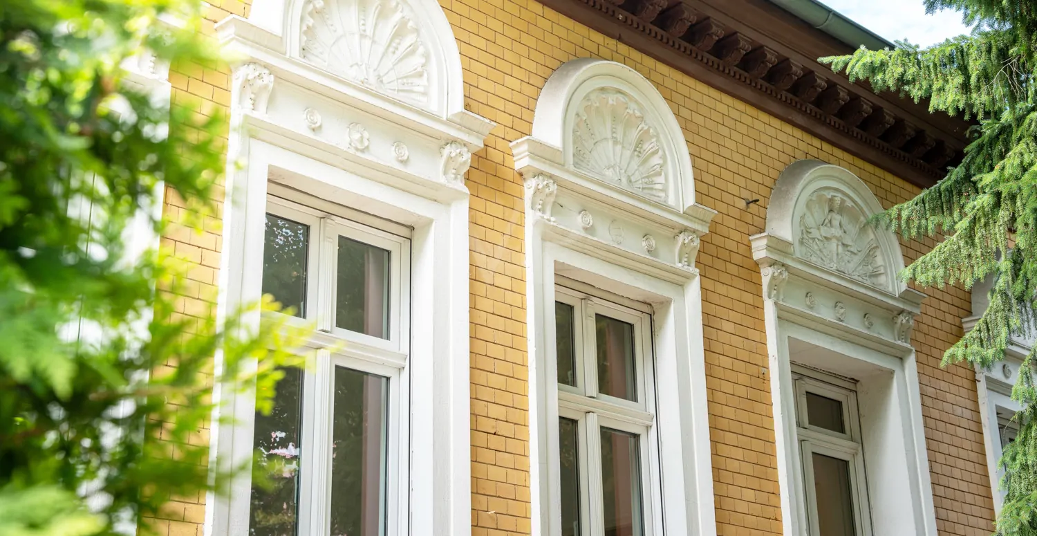 Repräsentative Klinkerfassade