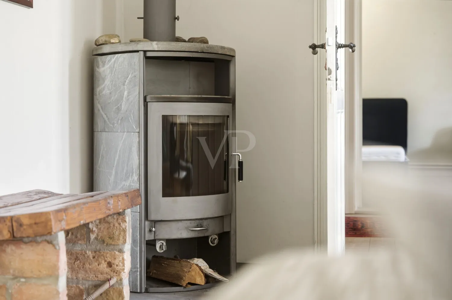 Kamin im Wohnzimmer