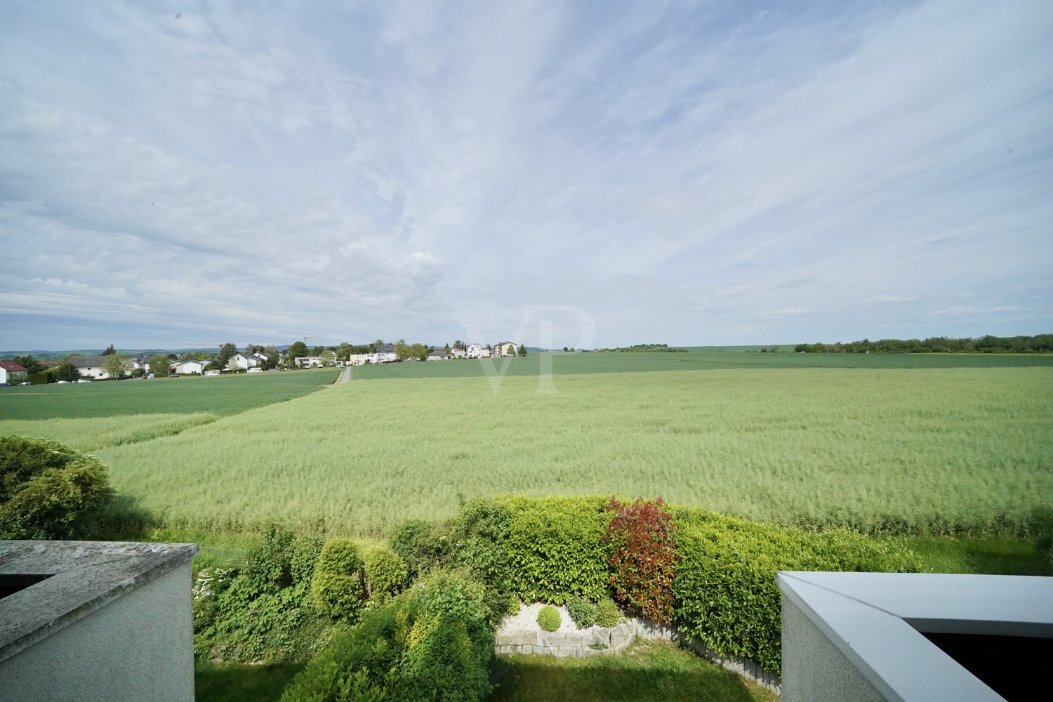 Ausblick vom Balkon