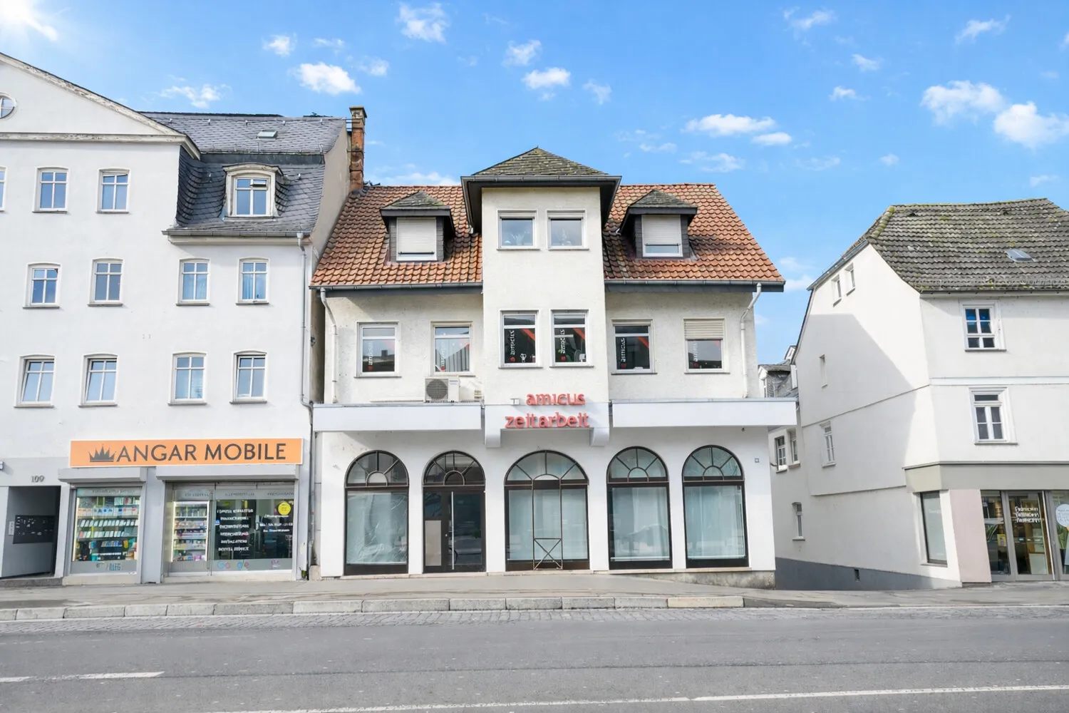 Blick aufs Haus