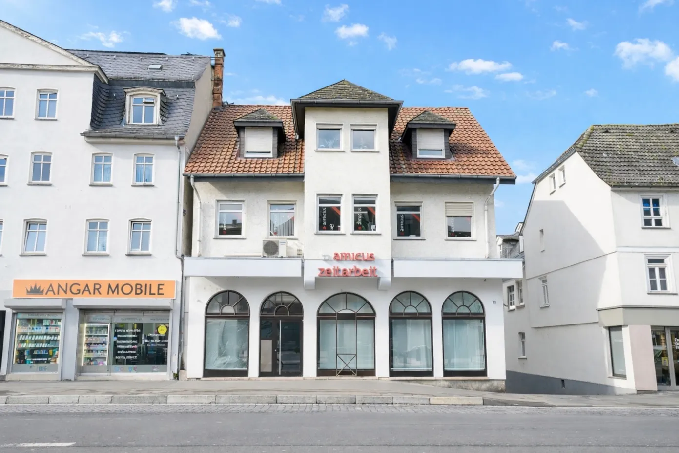 Blick aufs Haus