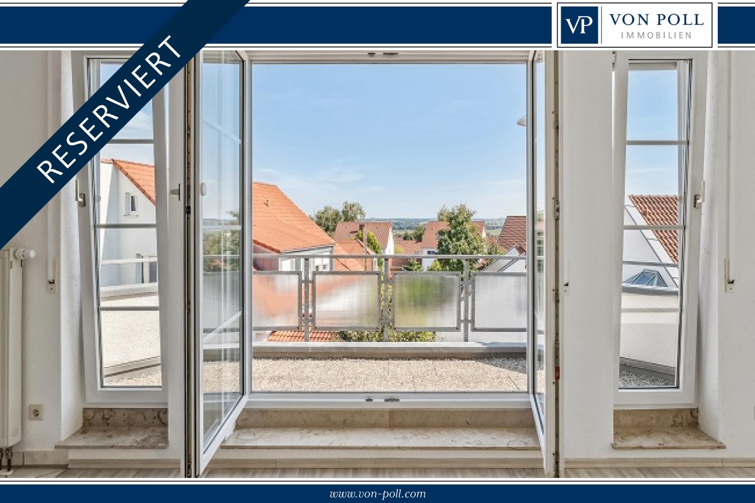 Lichtdurchflutete 2-Zimmer-Wohnung mit Weitblick inkl. TG  Stellplatz